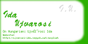 ida ujvarosi business card